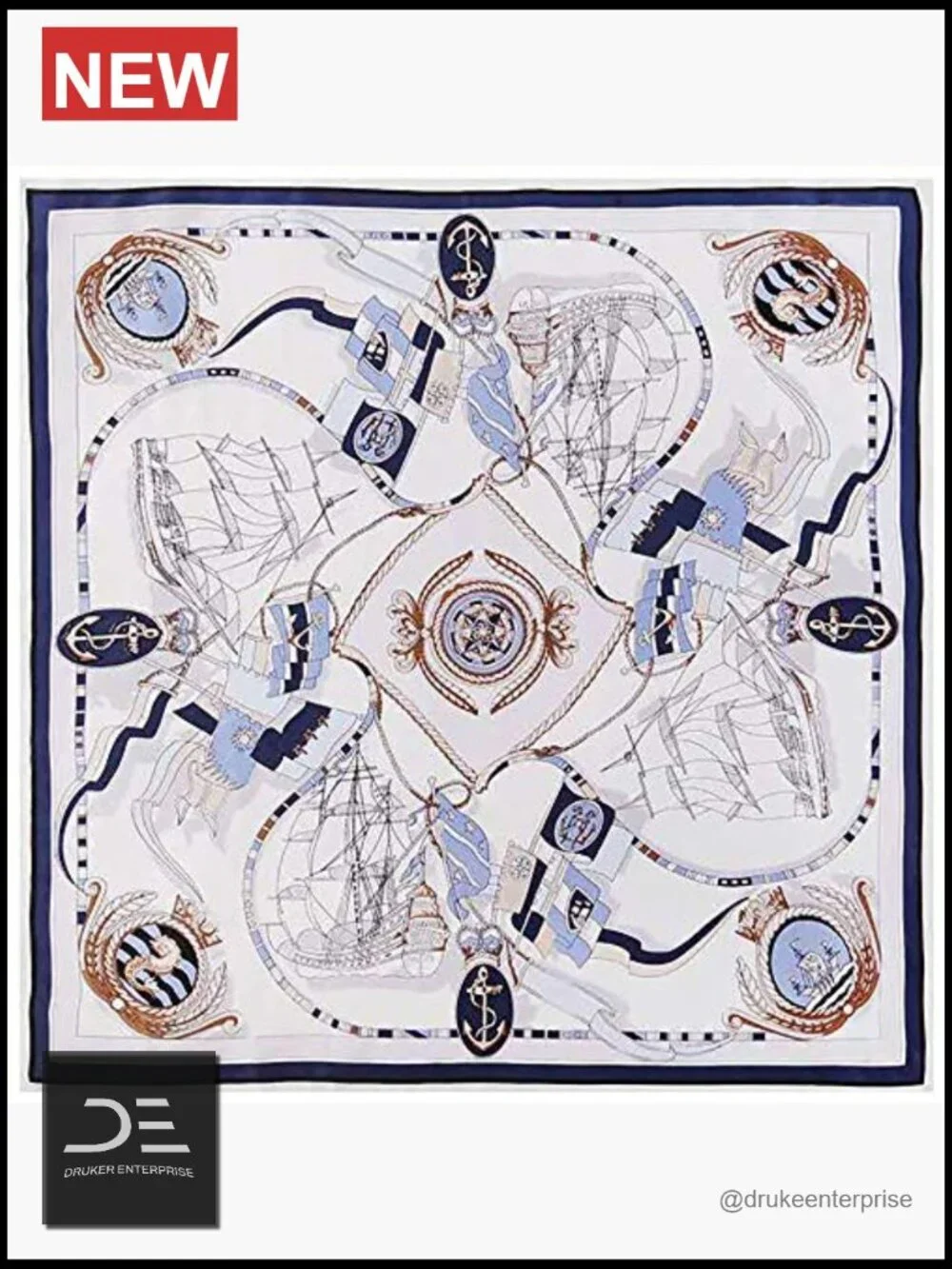 100% Mulberry Silk Square Scarf - Lightweight Satin Head Scarf 21x21